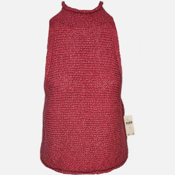 Brand New Pilcro Rolled Mock-Neck Sweater Tank - Picture 5 of 15